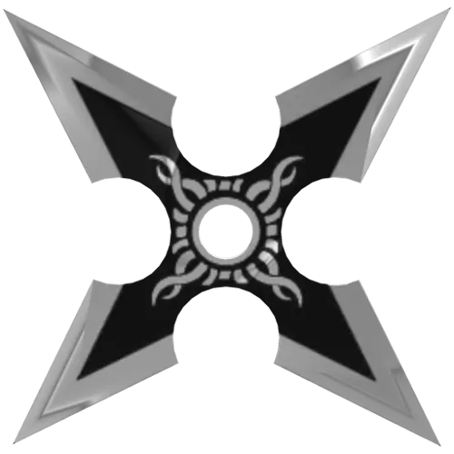 Silver Ninja Star of the Brilliant Light