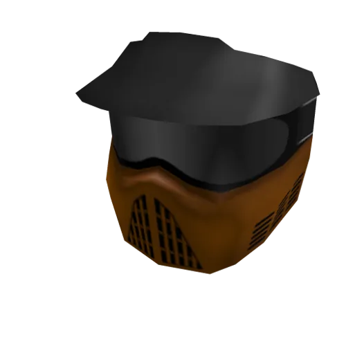 Orange Paintball Mask