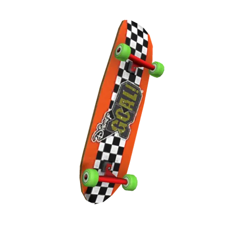 Radical Orange Skateboard