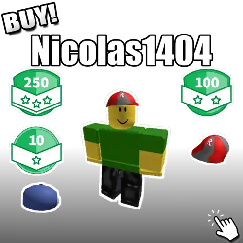 Nicolas1404 — Roblox account, joined 10/25/2008, Unverified Roblox Accounts