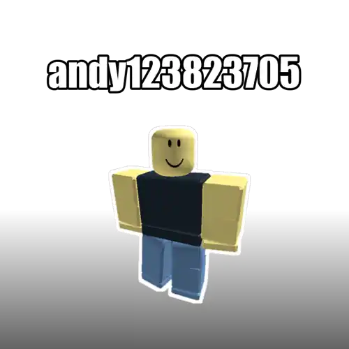 andy123823705 — Roblox account, joined 9/3/2008