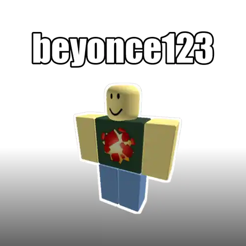 beyonce123 — Roblox account, joined 12/28/2008