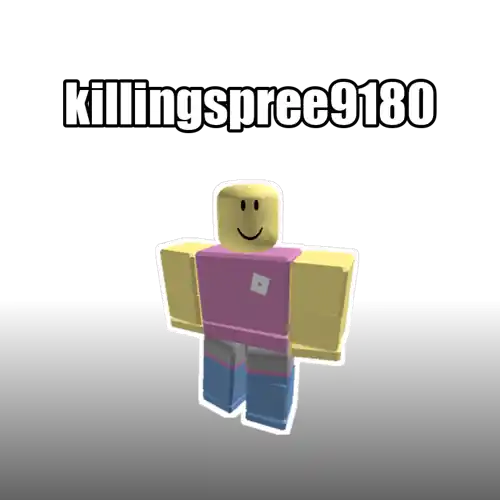 killingspree9180 — Roblox account, joined 11/16/2008