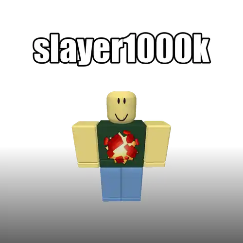 slayer1000k — Roblox account, joined 8/30/2008