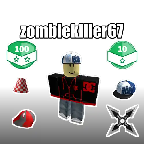 zombiekiller67 — Roblox account, joined 7/21/2008